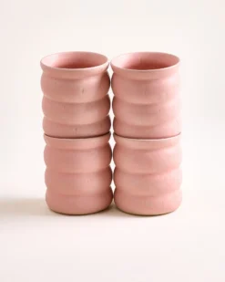 Sintra Becher groß bubble rosé 4er-Set