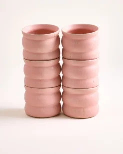 Sintra Becher klein bubble rosé 6er-Set