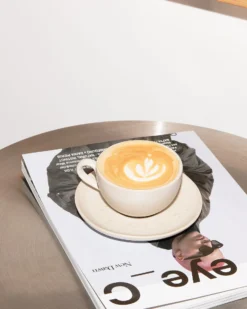 Sintra Cappuccino Cup & Small Saucer classic sand