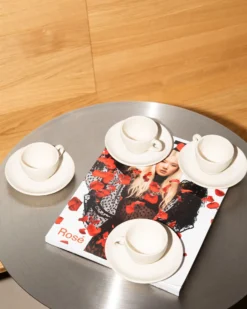 Sintra Cappuccino Cup & Small Saucer classic sand