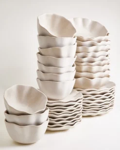Sintra Geschirr-Set shell sand 40-teilig