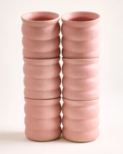 Sintra - Large cup Bubble rosé Set of 6