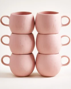 Sintra - Large mug rosé Set of 6