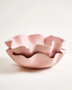 Sintra - Large Serving bowl Shell rosé