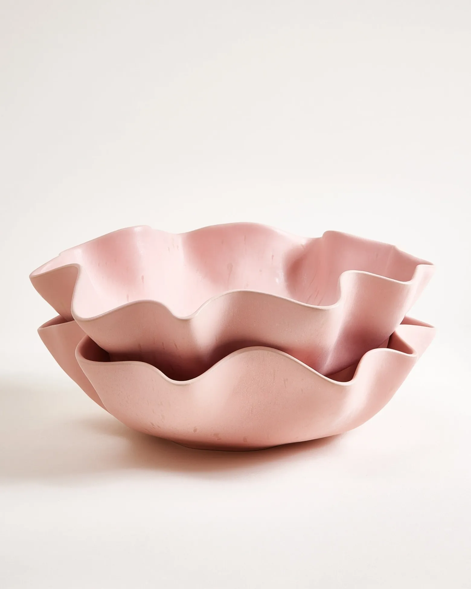 Sintra - Large Serving bowl Shell rosé