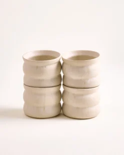 Sintra - Set of 4 cups small bubble sand