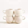 Sintra - Set of 4 mugs small sand