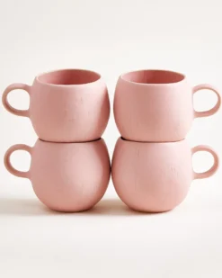 Sintra Tasse groß rosé 4er-Set