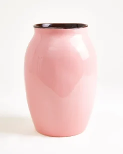 Sombra vase L pink brown