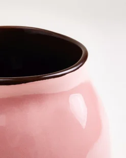 Sombra vase L pink brown