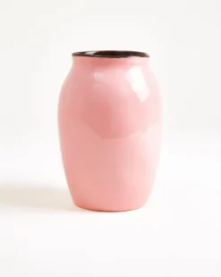 Sombra vase M pink brown