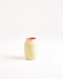 Sombra - Vase S yellow pink