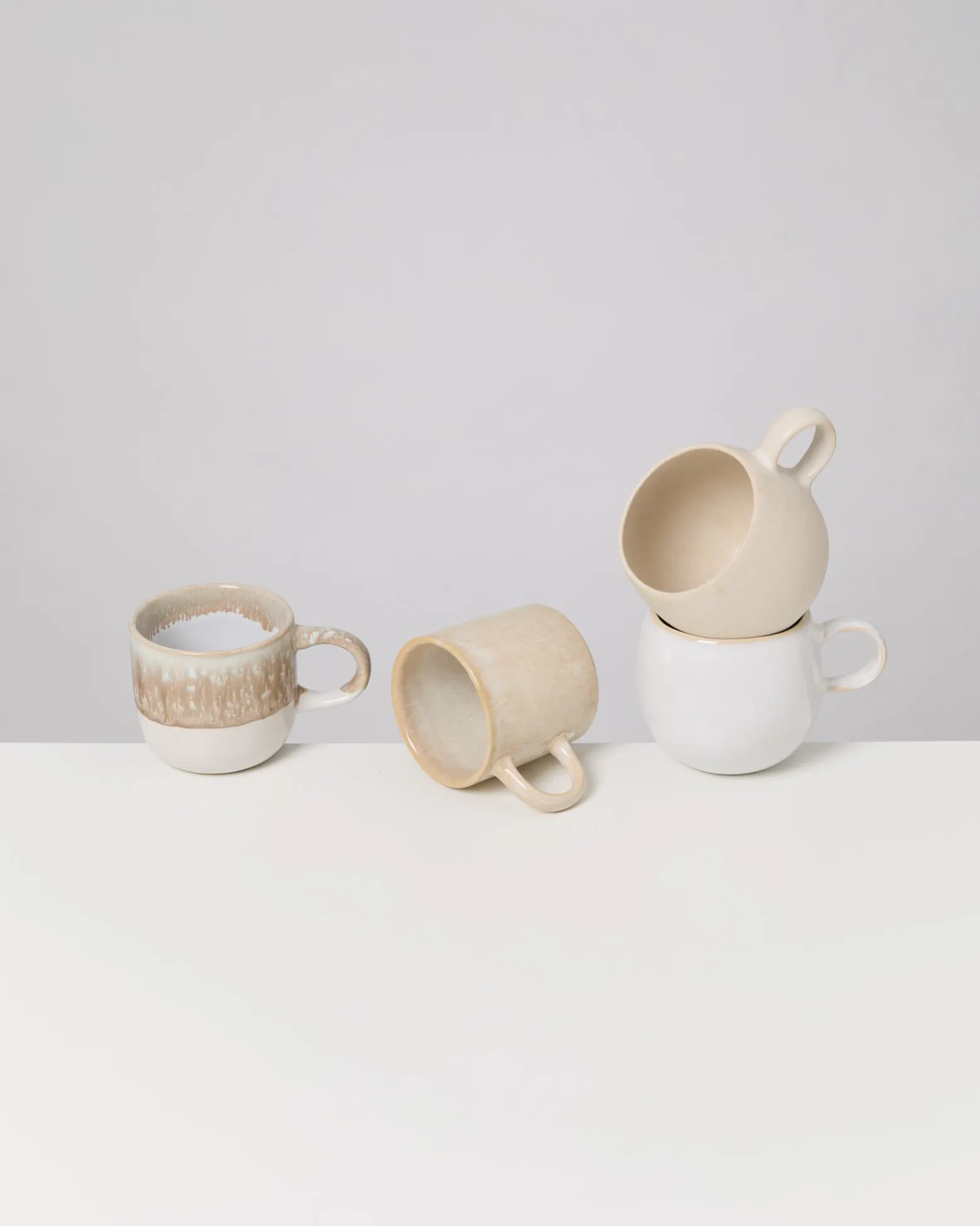 Tasse groß Sand Harmony sand 4er-Set