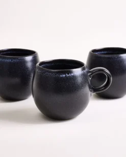 Turmalina Tasse klein schwarz 6er-Set